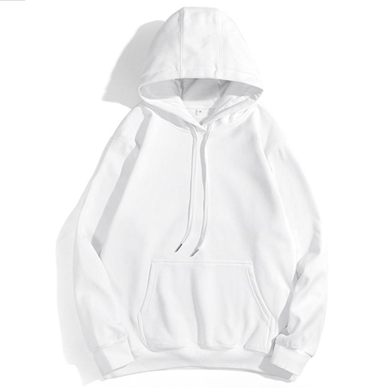 Men's Spring Casual Hooded Zip Sweatshirt: Loose Fit, Long Sleeve, Couple Jacket