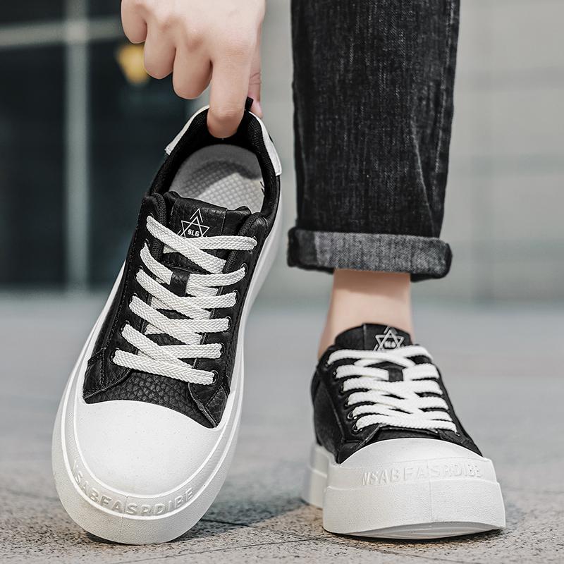 2026 New Autumn Men Thick Sole Casual Skate Shoes, Trendy Fashion Versatile Daily Outdoor Sports Sneakers