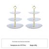 European Three-Tier Dessert Stand: Elegant Fruit Plate and Cake Display for Afternoon Tea