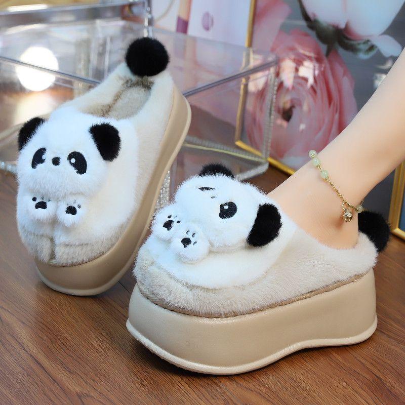 Тапочки на высоком каблуке и толстой платформе — фото 7