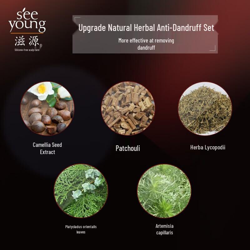 Ziyuan Amino Acid Tea Seed Anti-Dandruff Shampoo