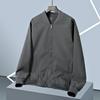 Jacka Herr Ståkrage Casual Mångsidig Lös Mode Herrjacka Enfärgad Baseballkostym Herr
