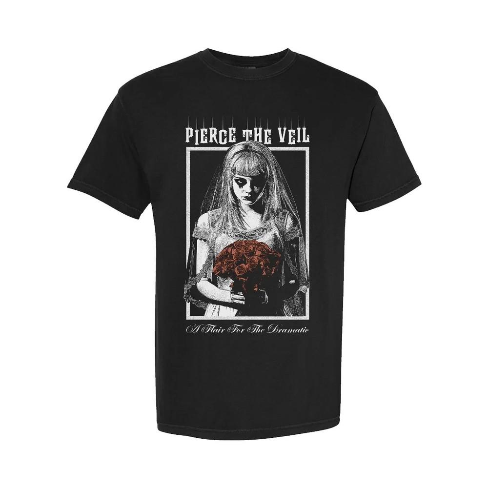 Pierce The Veil Band A Flair for the Dramatic Cotton Black T Shirt Unisex T-Shirt XXXL