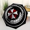 Regenschirm Security US Abzeichen Aufkleber Decal - WasserdichtLanglebigRegenschirm, Tragbarer 3-fach Kompakter Regenschirm für Männer & Frauen Geschenk