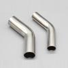 Stainless steel non-standard exhaust 45 degree elbow 70mm extended and 200mm extended at both end exhaust bend