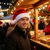 Comodi Cappelli Amici della Pelle Cappello di Natale Babbo Natale, Cappello Festivo in Flanella Peluche per Adulti, Moridi Addensati Cappelli per Riunioni di Famiglia Festa Rosso Bianco Velluto