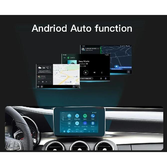 AUTOABC Wireless Carplay Android Auto adapter for Mercedes benz A B C W205 W176 GLA GLC GLE GLE CLA GLS NTG5.0 2015-2018