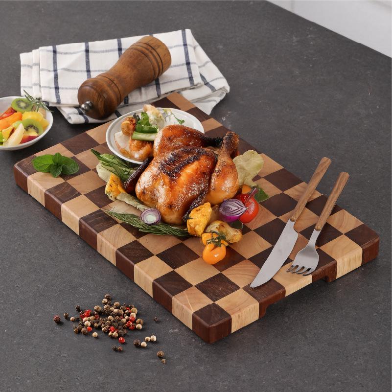 Kreatives Mosaik Massivholz Schneidebrett für Küche und Babynahrung