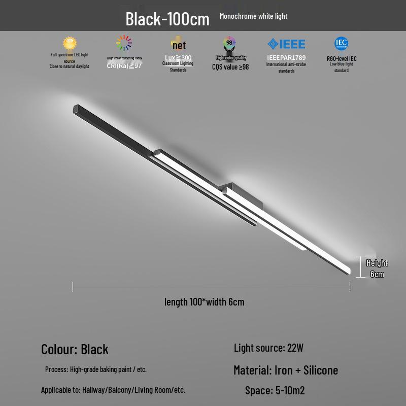 2025 Modern Minimalist Hallway & Corridor Light - Simple Design for Entrance, Balcony & Wardrobe Spaces