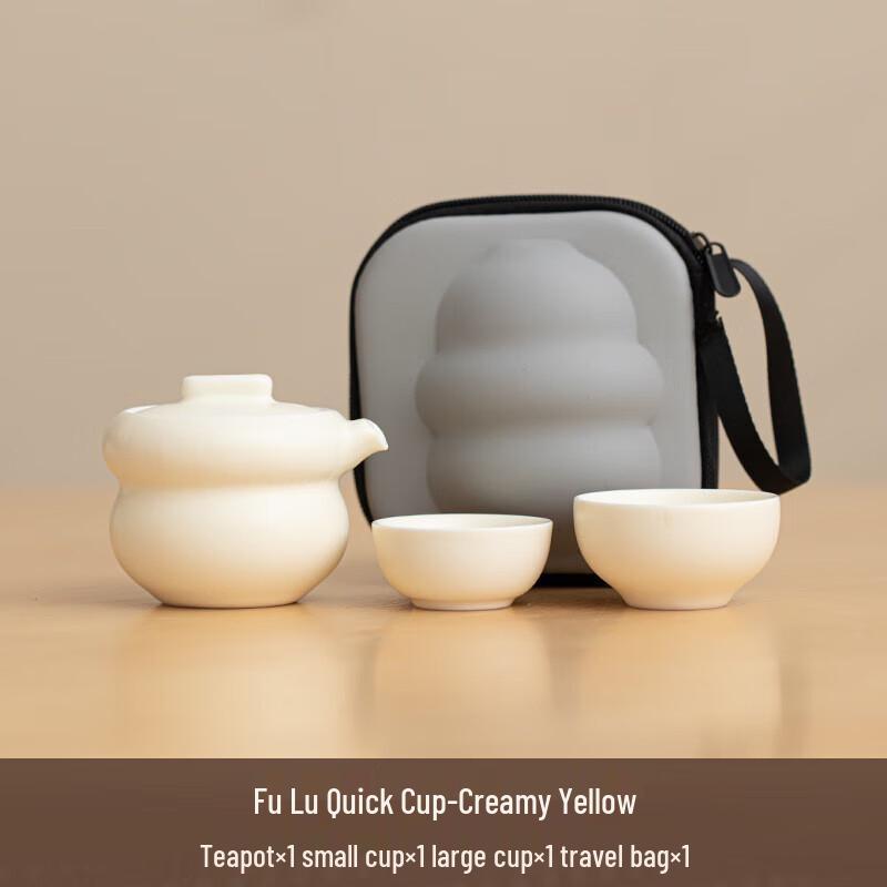 Fulu Portable Ceramic Quick Cup Tea Set