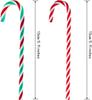 20Pcs Xmas Candy Canes Pendant Acrylic Xmas Tree Twisted Crutch Hanging Ornament Happy New Year Christmas Party Home Decoration