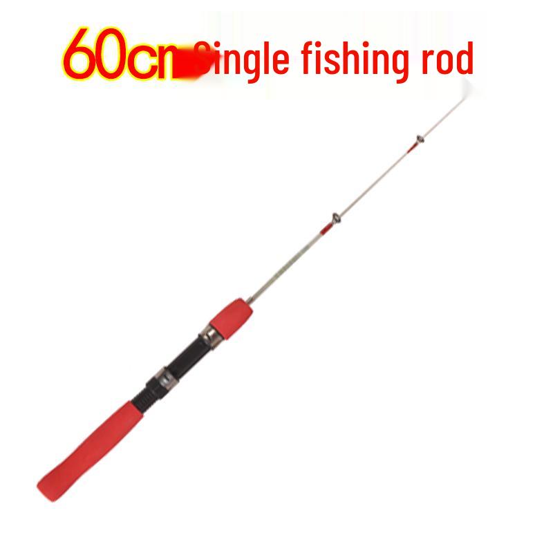 Compact 60-80cm Portable Fishing Rod – Mini Raft, Casting, Surf, and Ice Lure Rod