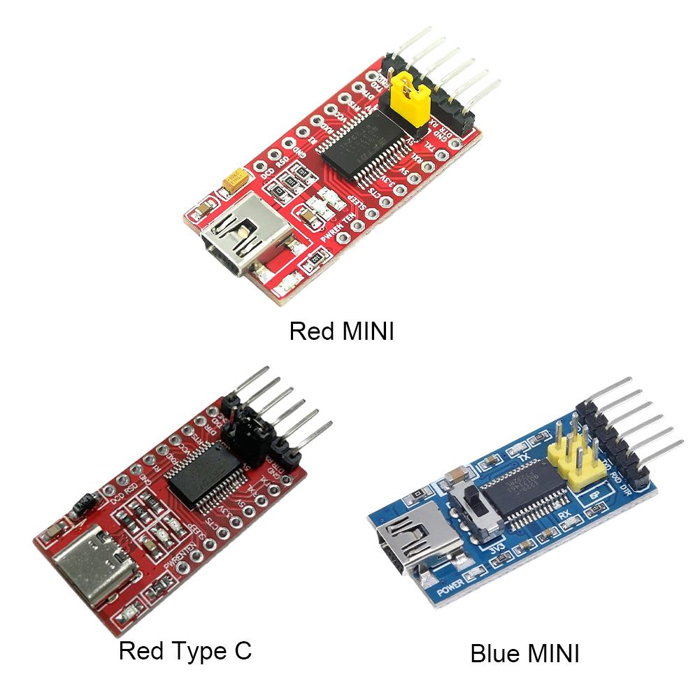 1-10pcs FT232RL FT232 Pro Mini USB TO TTL 232 3.3V 5.5V USB Transfer To TTL Serial Port Module Mini USB To TTL Adapter Board