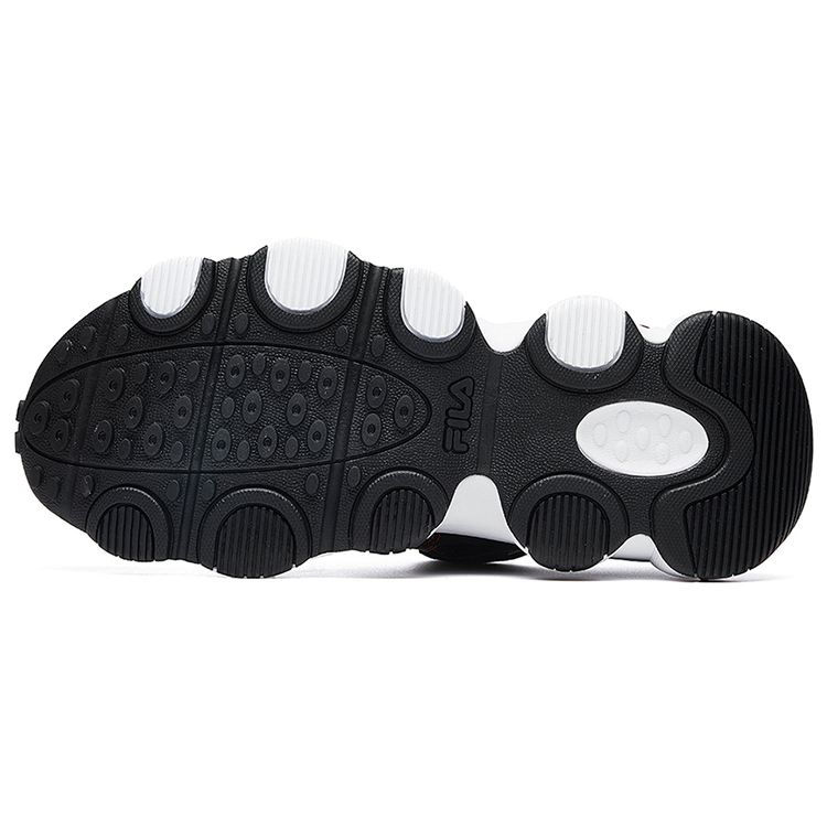 FILA Jagger Shock Absorbing Non-Slip Durable Low-Top Sneakers Men sneakers Black Orange F12M031402FBO