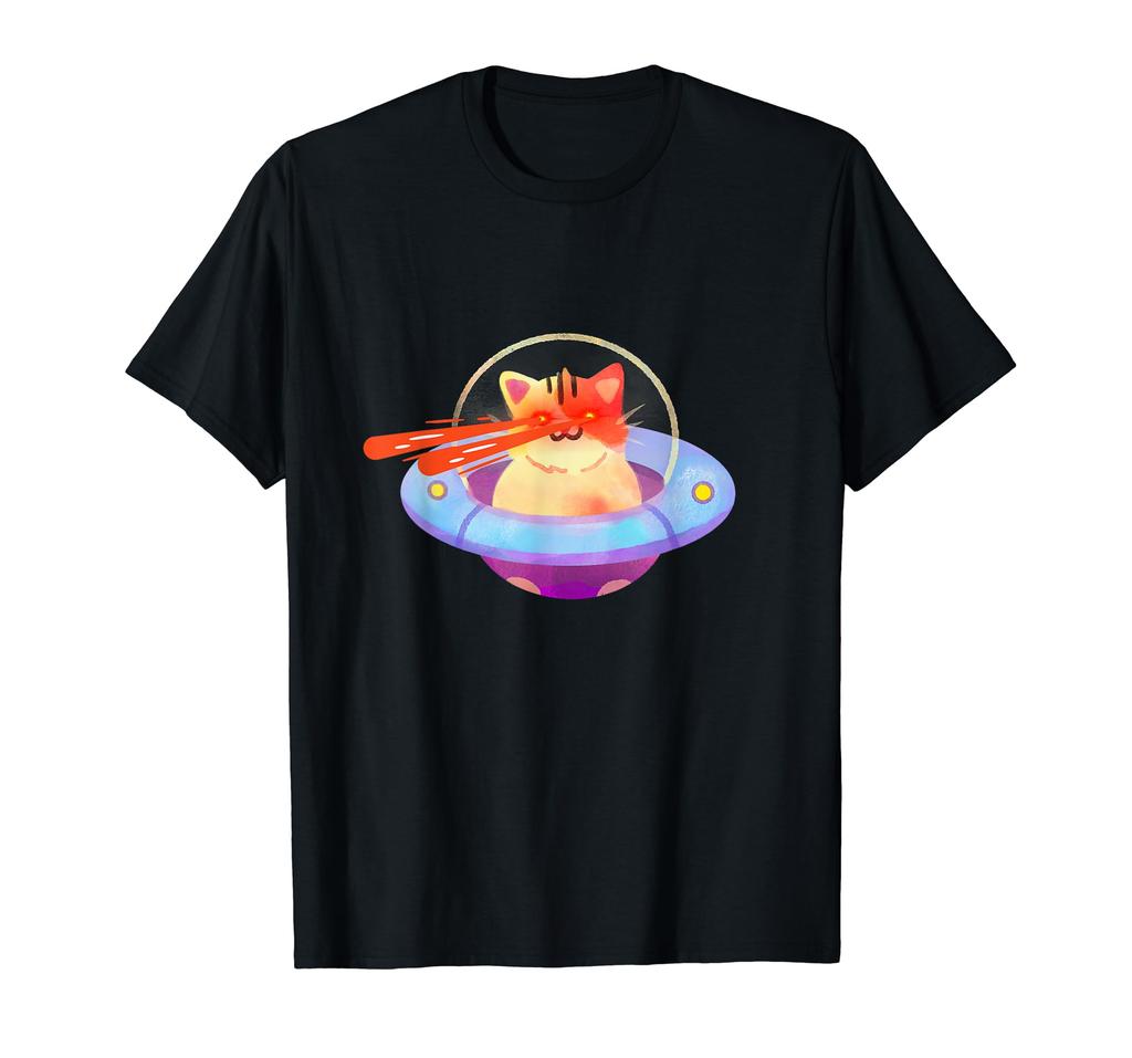 Cat with Laser Eyes T-shirt
