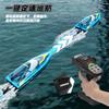 RC Cross-border Remote Control Boat Light Children's Remote Control Boat Brush Motor Capsize Reset V006 30KM