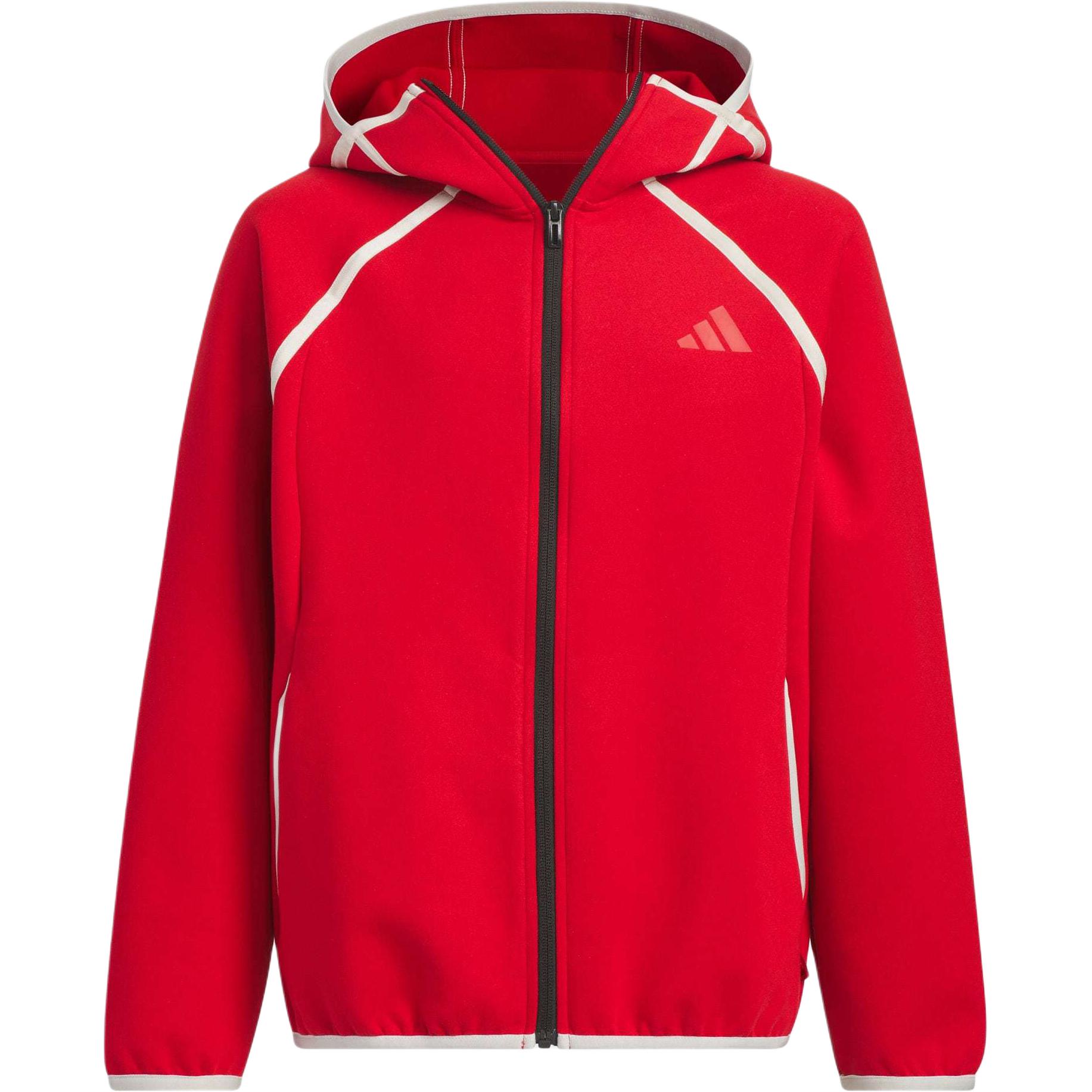 Adidas Jacket JK KN JKT HOODY Energy Red Children Aged 3 7 Years Old JN4376 140