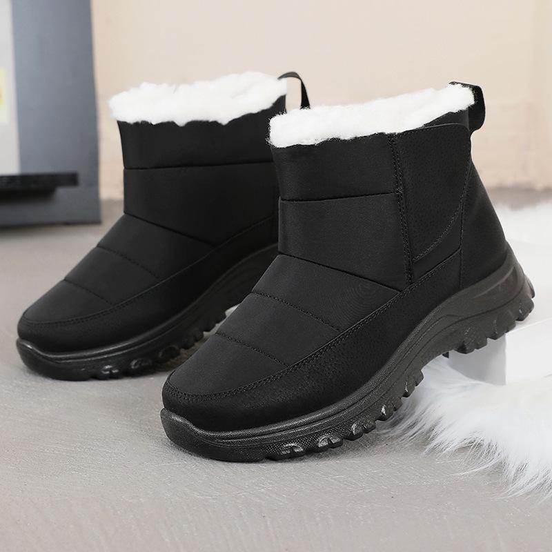 Winter Plus Velvet Thick Cotton Shoes, High-top Cotton Boots, Outdoor Warm Sports Snow Boots