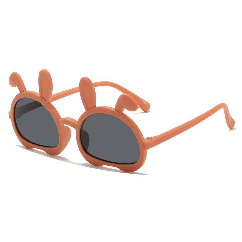 New Fashion Bunny Children's Sunglasses Cute Baby Men's and Women's Cartoon Sunglasses Street Shooting Dance Glasses