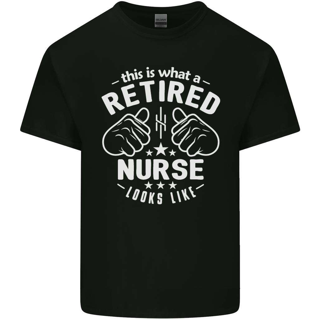 This Is What a Retired Nurse Looks Like Unisexs Light Cotton TShirt