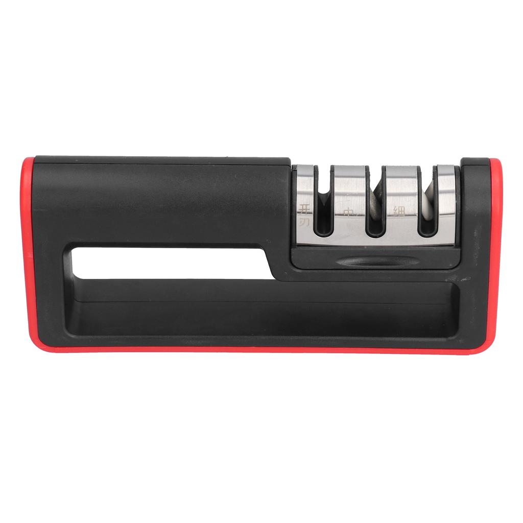 Household 3 Stages Manual Knife Sharpener Multifunctional Stainless Steel Knife Grinder