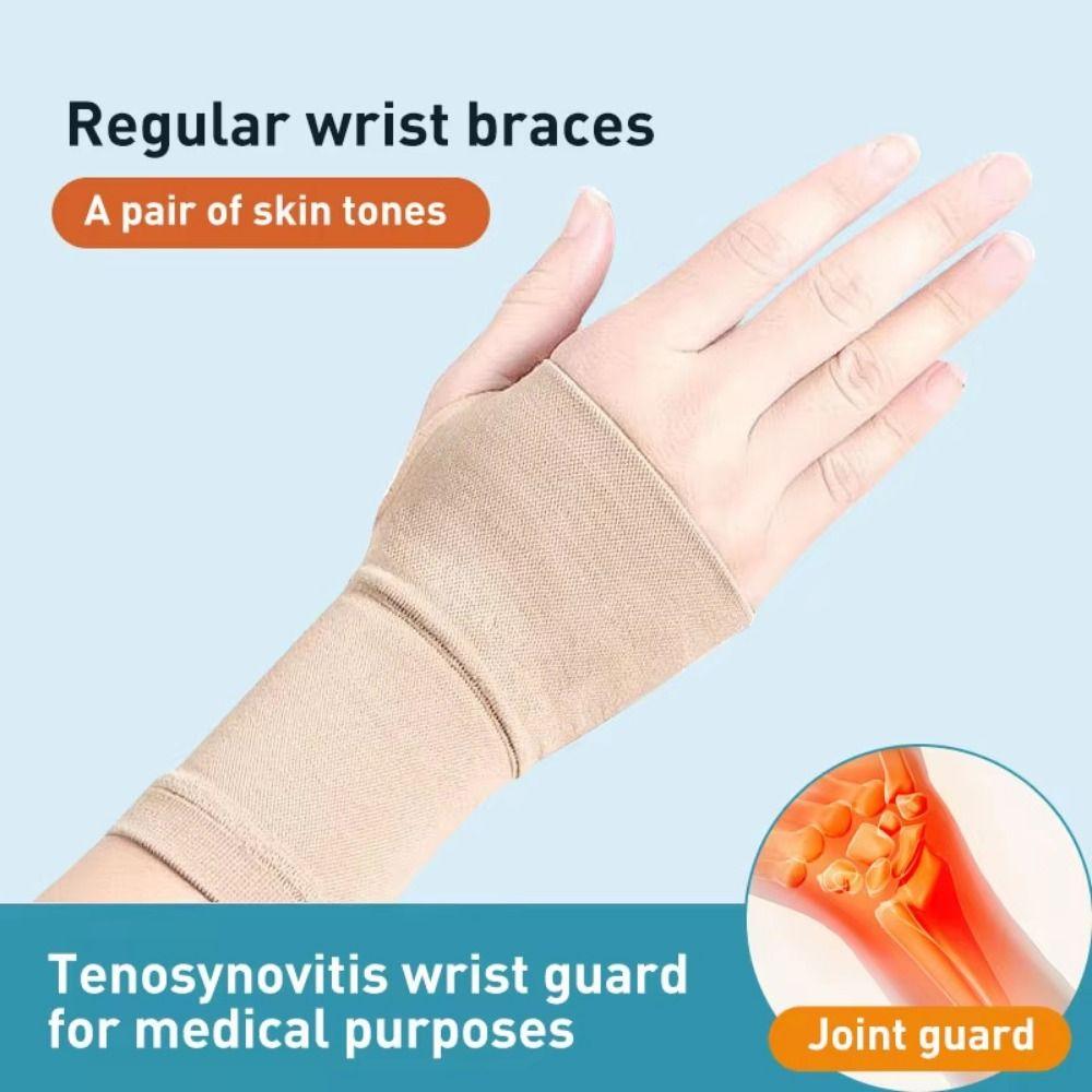 Breathable Wrist Protector Bands Elastic Wristband Sweatband Wrist Brace  Outdoor Sports