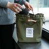 Japanese Thermal Canvas Lunch Bags Drawstring Handheld Bento Box Bag Home Thermal Insulated Bag Student Solid Color Loncheras