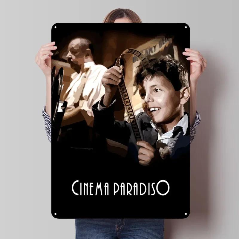 

Cinema Paradiso Classic Movie Metal Poster Home Decor Items Customizable Metal Tin Signs for Wall Art Decoration Coffee Bar Room 7.9x11.8In(20x30cm)