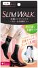 Slim Walk Beautiful Legs Crew Compression Socks, Length, SM, Black,