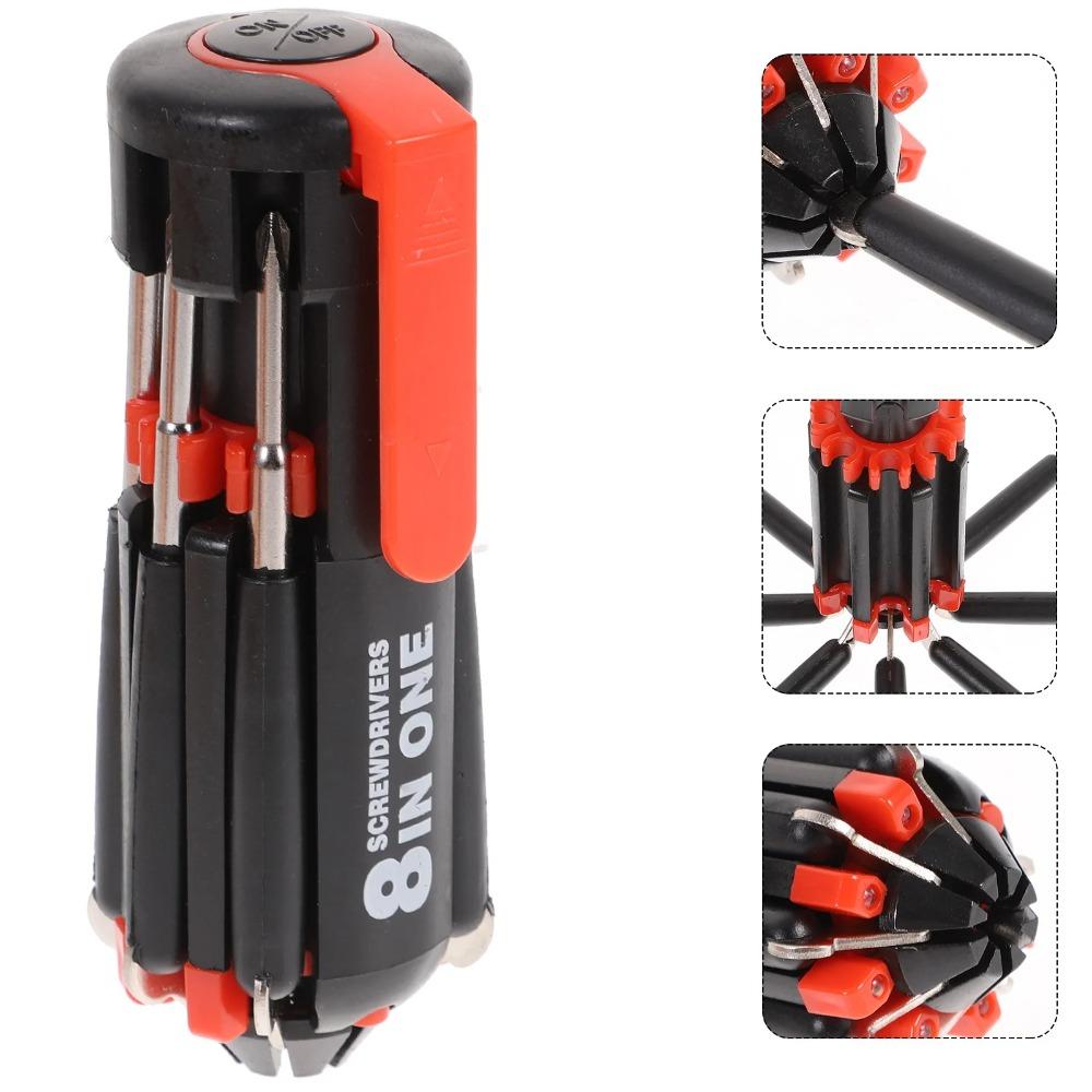 Multitool Folding Screwdriver Bits 8 in 1 Cross Flathead Screw Gifts Slotted Phillips Screwdriver