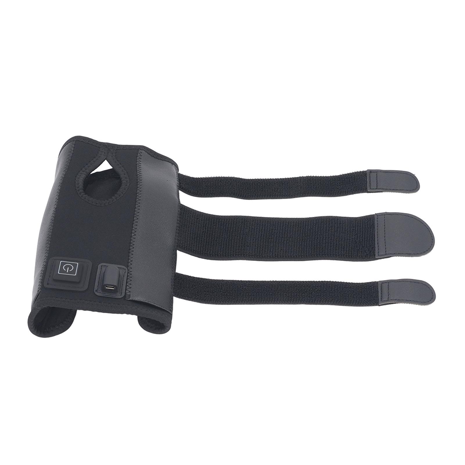 

Нагревающийся бандаж на запястье 3 режима Горячий компресс Регулируемый Универсальный Нагревательная накладка на запястье Обертывание для реабилитации Защита сухожилий