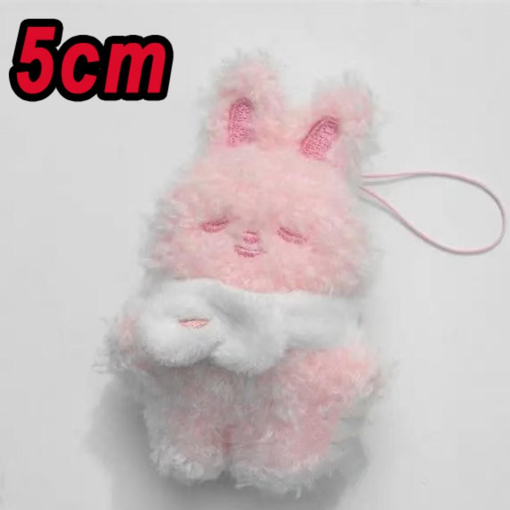 *5cm Straykids Mini Keychain Plush Doll Pendant FM Doll Creative Doll Bag Pendant Children's Fans Cute Gift