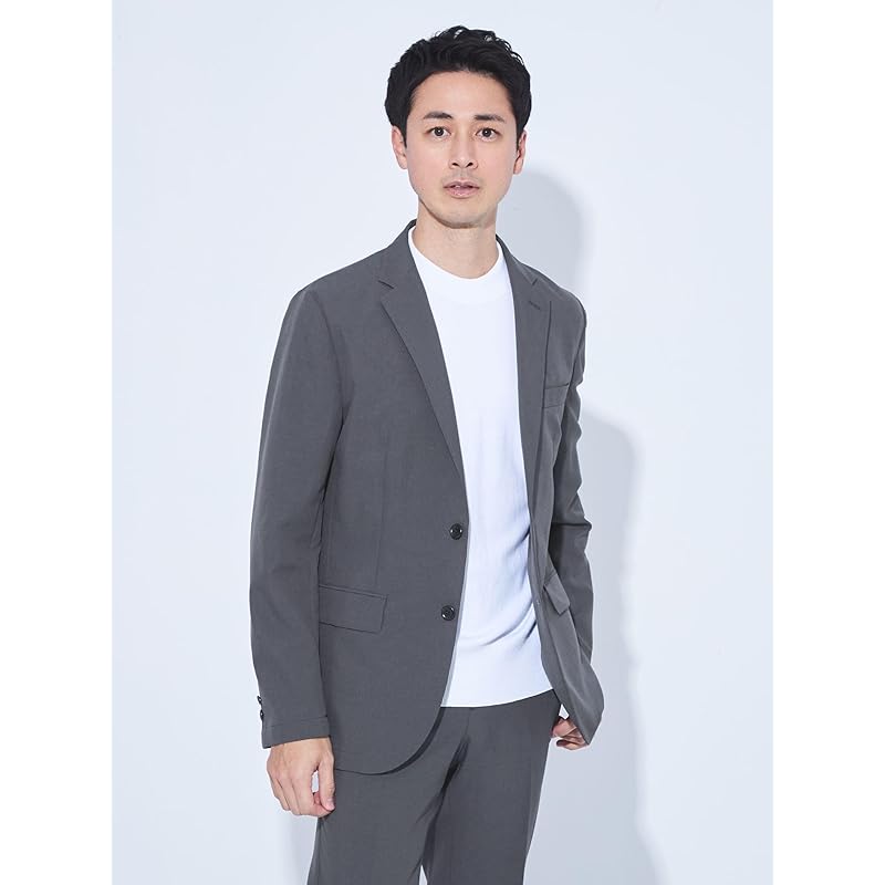 [United Arrows green label Relaxing] WEB limited JUST fit Dry PE slim setup jacket & pants -Water absorption, quick drying and anti-wrinkle-