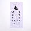 PVC Snellen Eye Chart Kindergarten Low Vision Eye Test Charts Eye Exam Tool With Point Stick Occluder