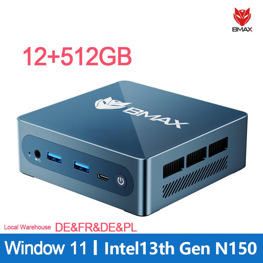 BMAX Мини-ПК B4 Ultra Intel N150 До 3,6 ГГц 12 ГБ LPDDR5/ 16 ГБ
