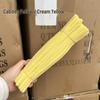 Chenille Stems [Zinc Art] Macaron Wool Strips for DIY Children's Toy and Bouquet Crafts.