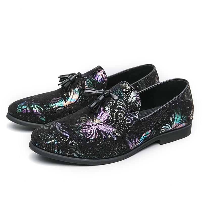 Men's Fashion Party Shoes British Pointed-toe Shiny Leather Mens Lace-Up Dress Business Office Shoes Men Wedding Oxfords Flats