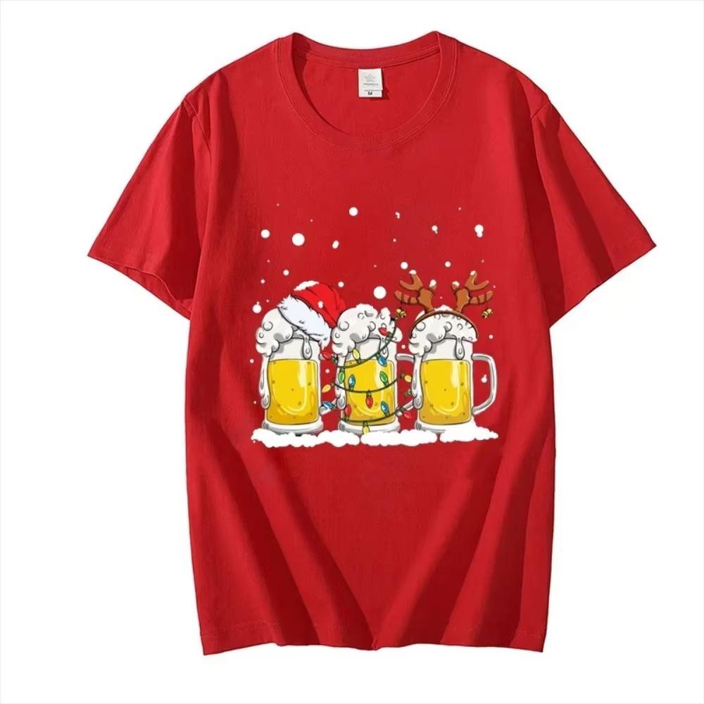 FunnyDesign T-Shirts Men All-math Breathable Short Sleeve  Is This Jolly Enough Christmas Fashion Street Female Tops