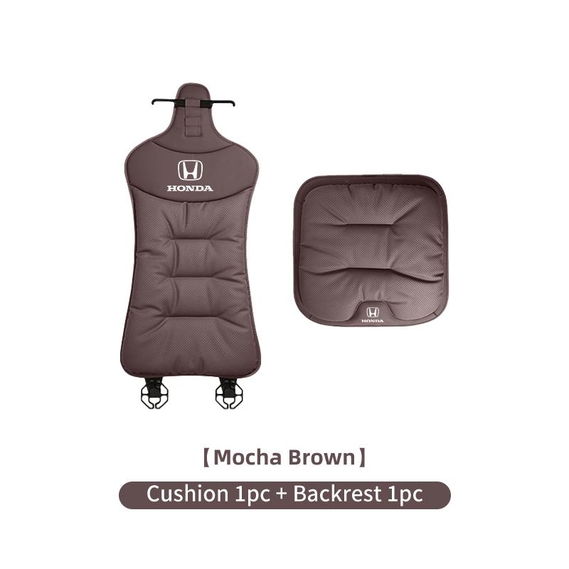 Car Interior Velvet Cushion Winter Nappa Leather Backrest Seat Cover For Honda Civic Accord CRV Fit Jazz Transalp CBR Cb500x Ody