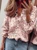 2026 European American Spring/Summer New Style Women's Long Sleeve Ruffle Shirt