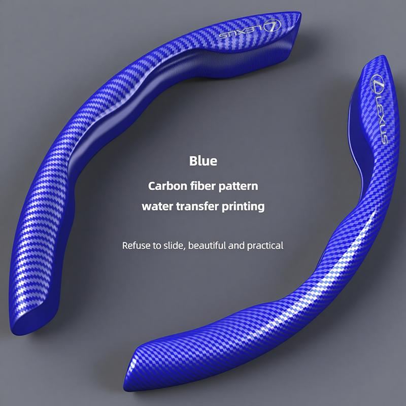 

Carbon fiber Car Steering Wheel Cover Non-slip Protective Pad For Lexus F SPORT ES RX NX LS UX LM LX GX LC RZ IS CT GS RC HS SC