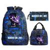 Set de Sac à Dos Anime Murder Drones avec Sac à Lunch et Trousse à Crayons 3 Pièces Sac d'École pour Étudiant Garçon Fille Sac à Dos Grande Capacité Sac à Dos pour Enfants