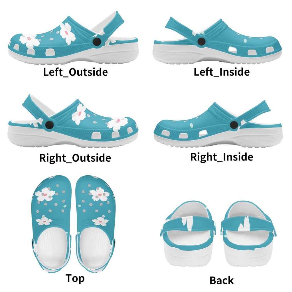 Summer Print EVA Clogs Adult Unisex Soft Comfortable Slip On Casual Footwear Lightweight Summer Sandals Daily Walking Wear
