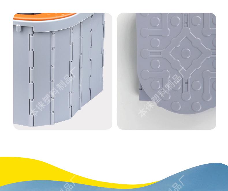 Toaletă Portabilă Pliabilă pentru Excursii în Aer Liber și cu Mașina – Ideală pentru Doamne și Adulți