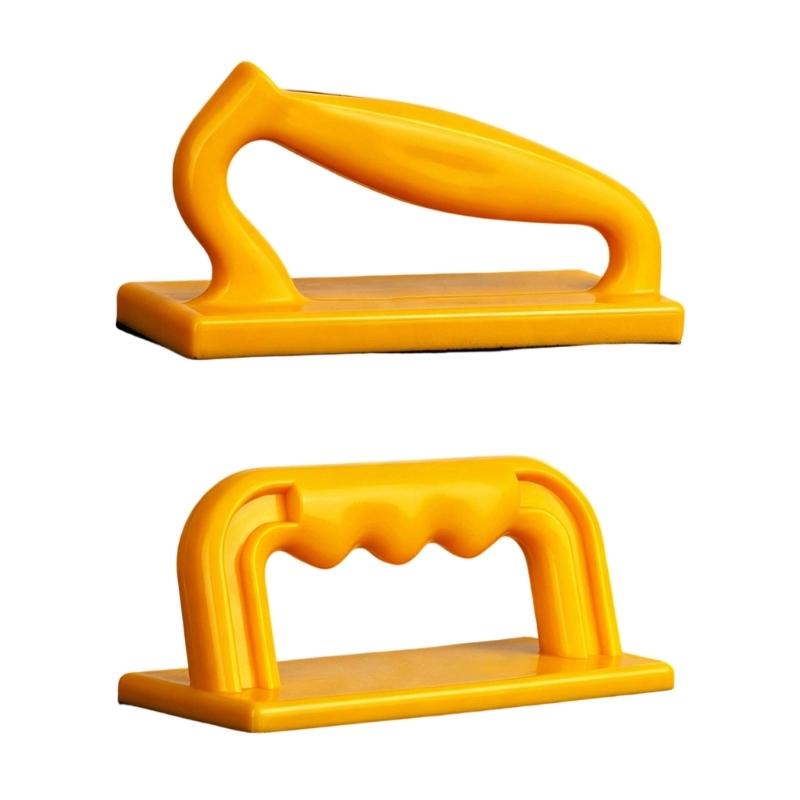 Push Block Handle for Woodworking Feed Tasks ABS Molded Grip with Flat Base Contact for Board Control in Shop Use