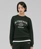 CHASECULT Unisex Essential Arch Lettering Brushed Sweatshirt - Green