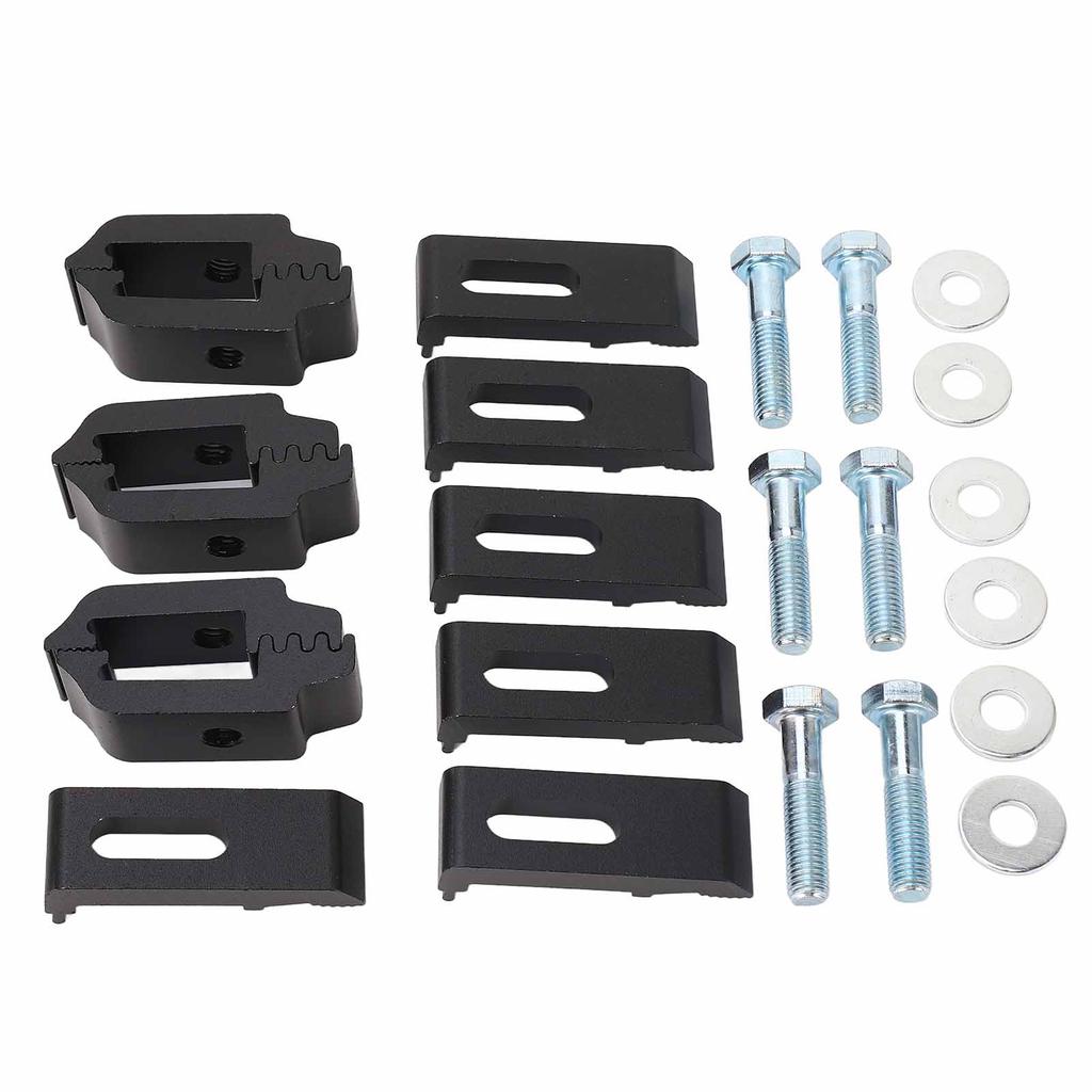 6pcs Truck Bed Cover Clamps 1112514 Aluminum Low Pro Truck Cap Mounting Clamps for Most Truck Beds