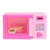 Mini Simulation Kitchen Toys with Light Play House Microwave Oven Model Microwave Oven Playset for Kitchen Toy Appliances