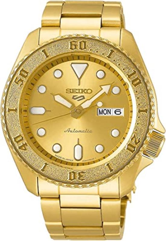 

[Seiko] SEIKO 5 Sports SKX Street Style Automatic Mechanical Watch Men s Seiko 5 Sports Made in Japan Street Style SRPE74 Gold [Item]