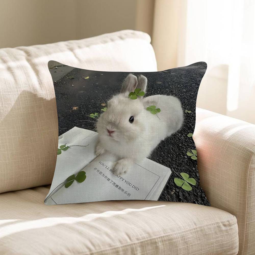 Glücksklee Kissenbezug Sofakissenbezug Heimzimmer Dekoration Kindergeschenk
